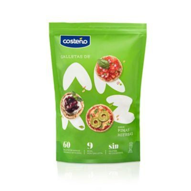 COSTENO - Galletas de Arroz Finas Hierbas Costeño 150 g