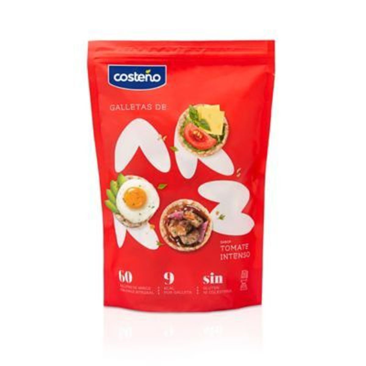 COSTENO - Galletas de Arroz Costeño Tomate Intenso Bolsa 150 g