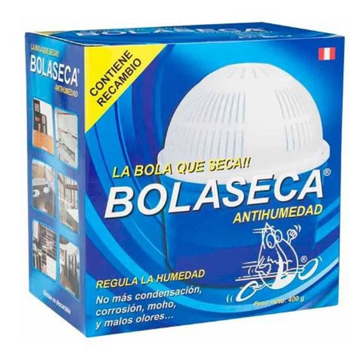 BOLASECA - Deshumedecedor Bolaseca con Recambio Caja 400 g