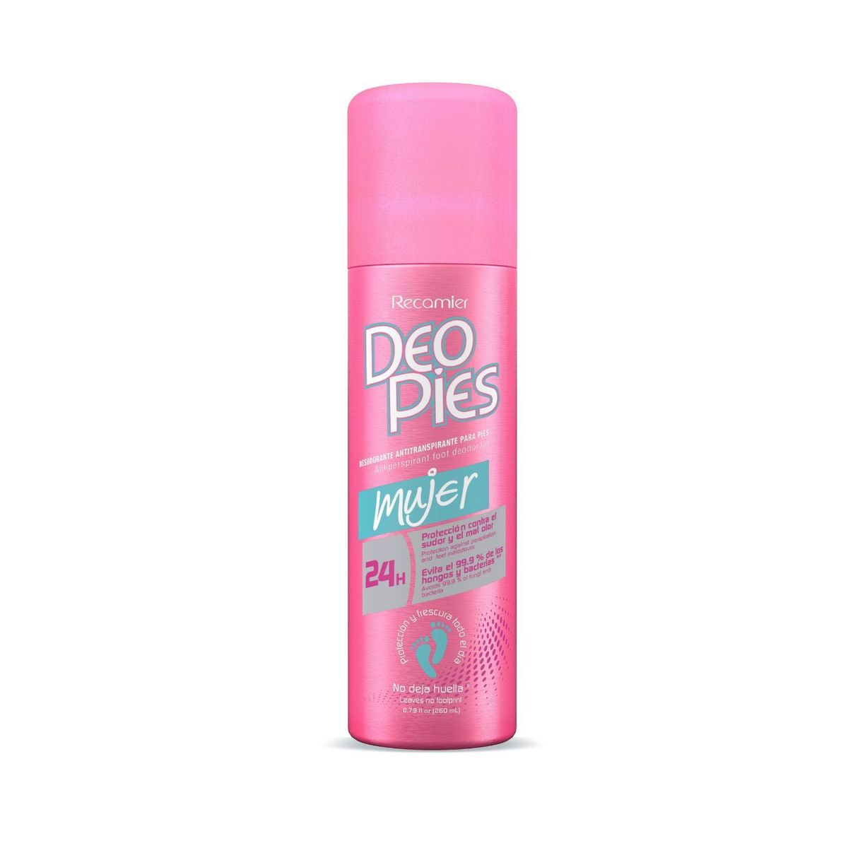 DEO PIES - Desodorante para Pies en Aerosol Mujer Envase 260 mL