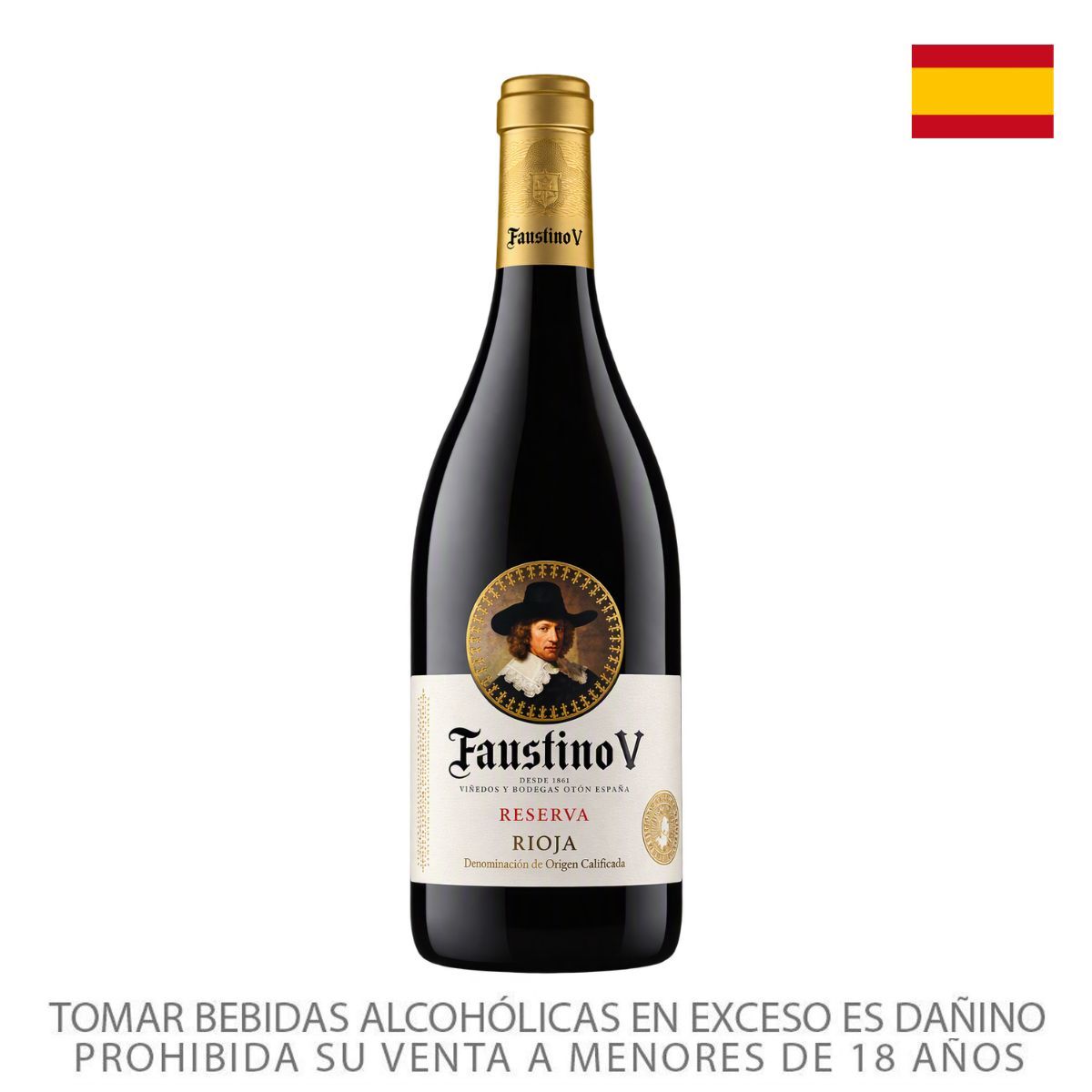 FAUSTINO - Vino Faustino V Reserva Botella 750 mL