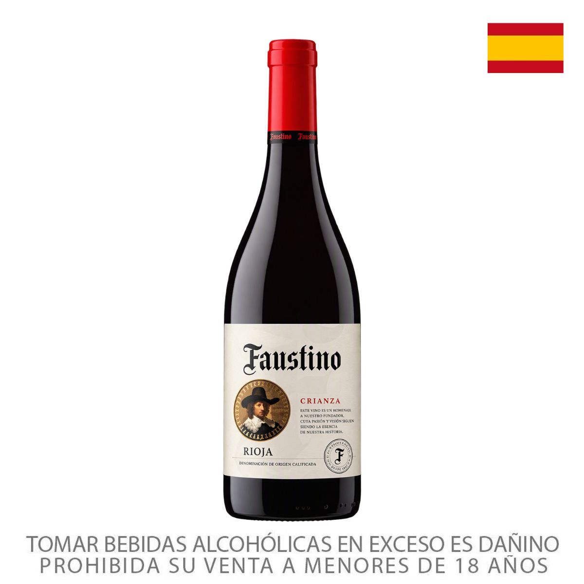 FAUSTINO - Vino Faustino Crianza Botella 750 mL