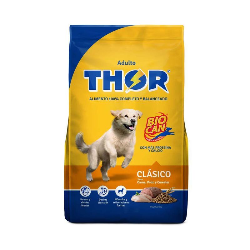 THOR - Comida para Perros Thor Adultos Sabor Carne Pollo y Cereales 10 kg