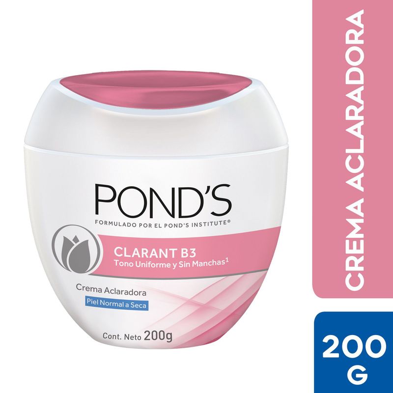 PONDS - Crema Facial Ponds Aclarado B3 Piel Seca Envase 200 g