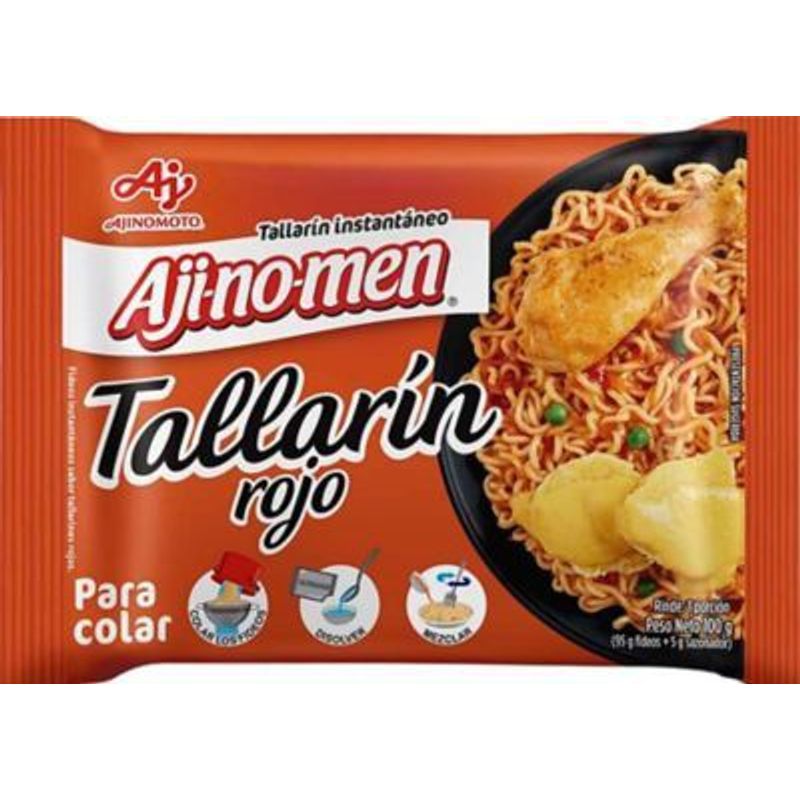 AJINOMEN - Tallarín Rojo Ajinomen 100 g