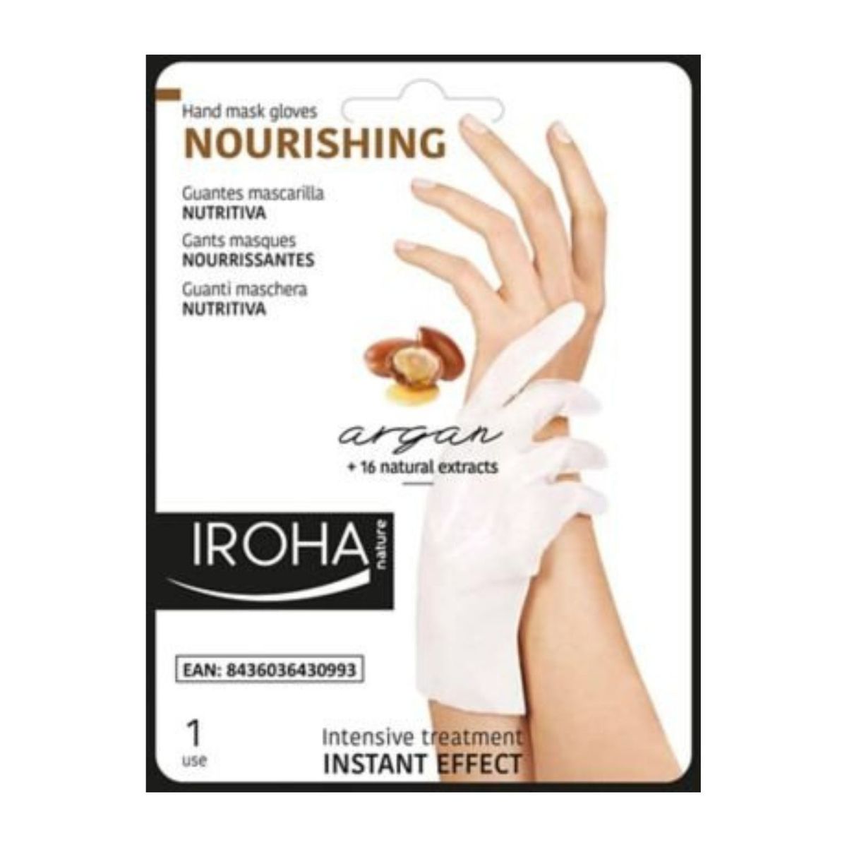 IROHA - Guantes Mascarilla Nutritivos para Manos Iroha