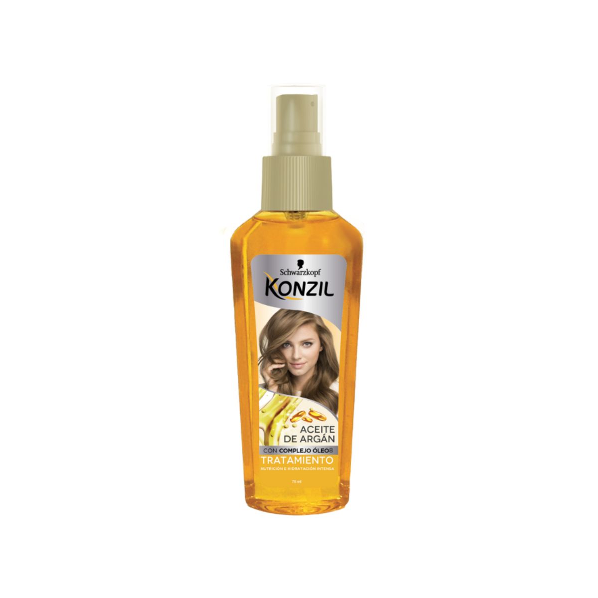 KONZIL - Aceite de Argán con Complejo Óleo 8 Envase 75 mL