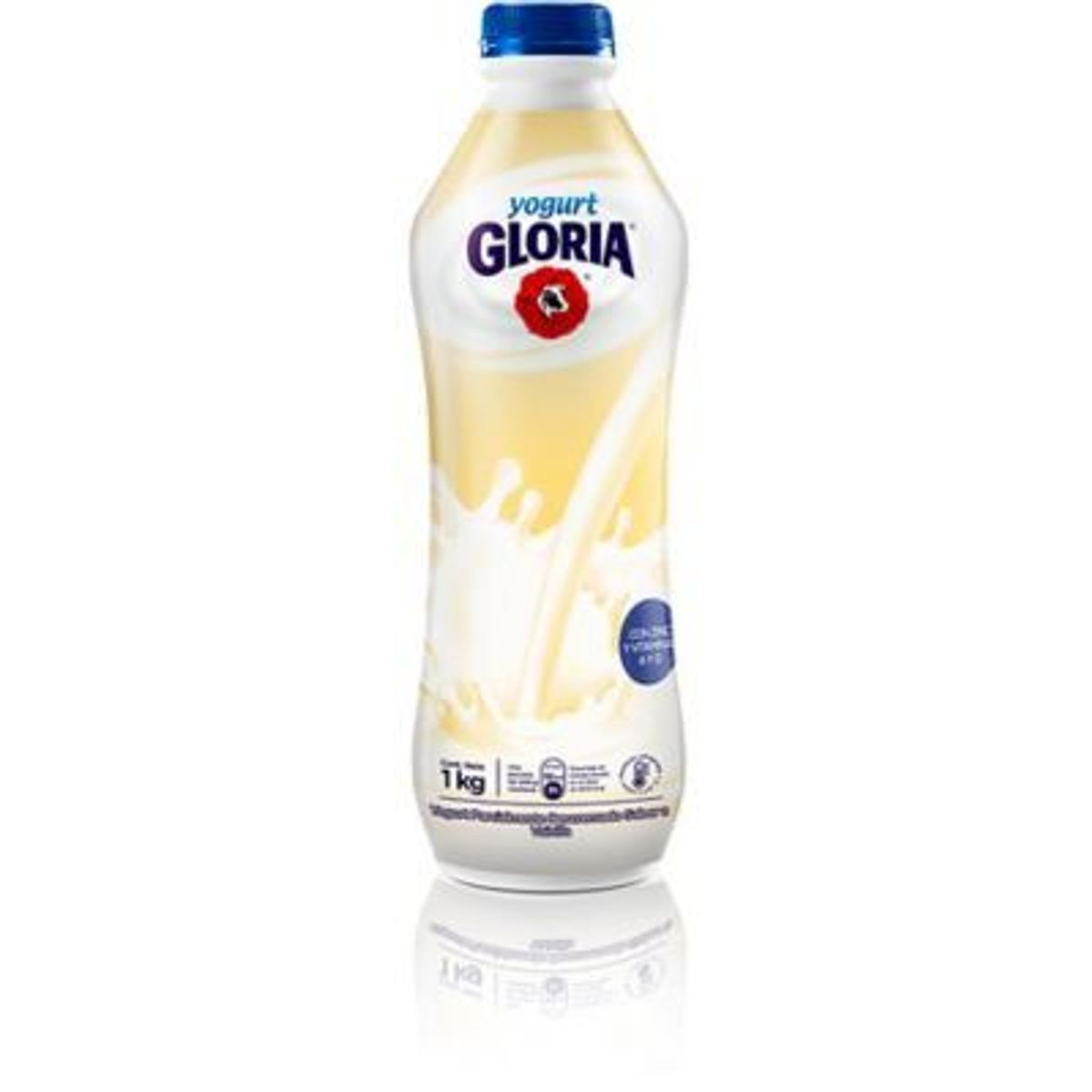 GLORIA - Yogurt Gloria Vainilla Botella 1 Kg