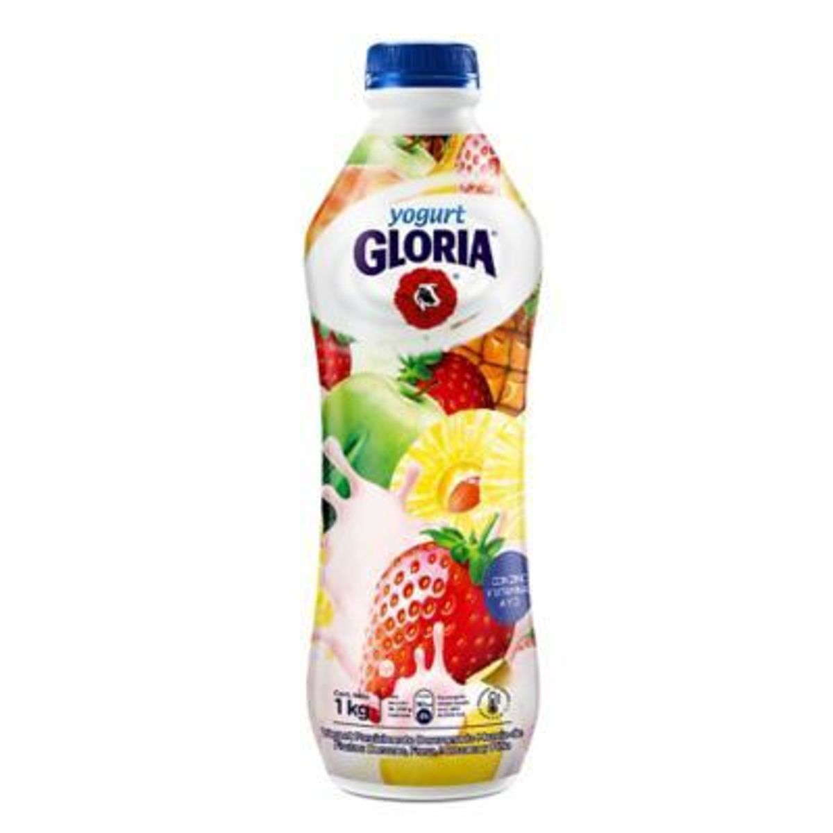 GLORIA - Yogurt Gloria Tutti Frutti Botella 1 Kg
