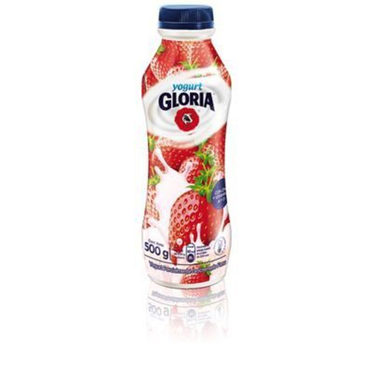 GLORIA - Yogurt Gloria Fresa Botella 500 g