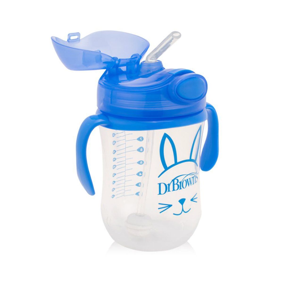 DR. BROWNS - Vaso de Transición Antiderrame Azul