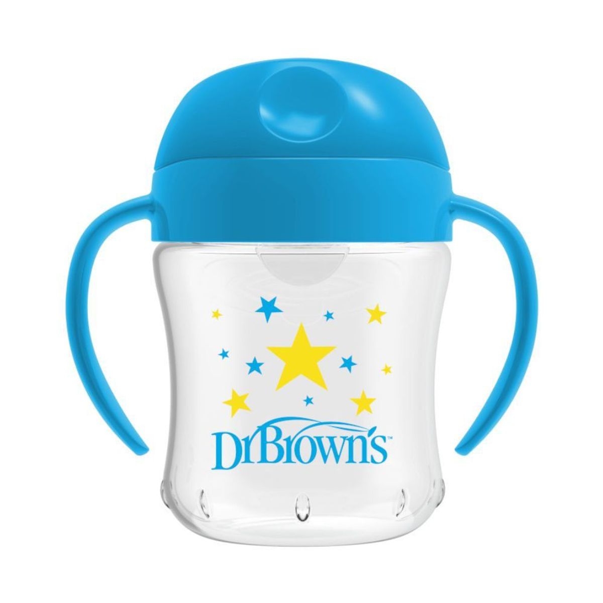 DR. BROWNS - Vaso de Transición Antiderrame Azul