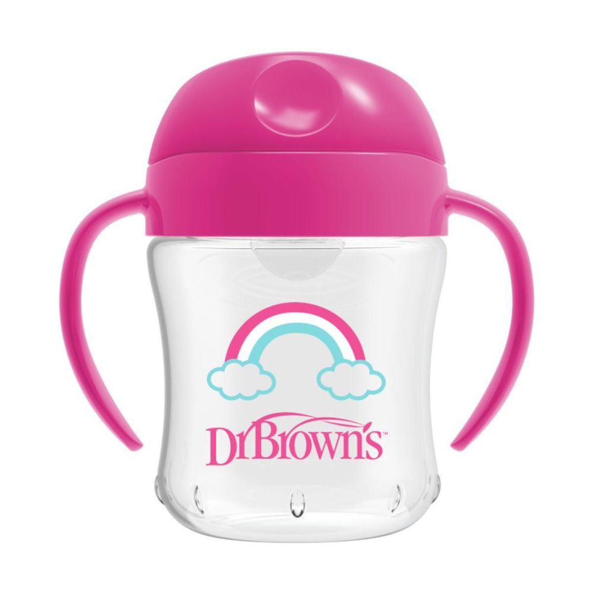 DR. BROWNS - Vaso de Transición Antiderrame Rosa