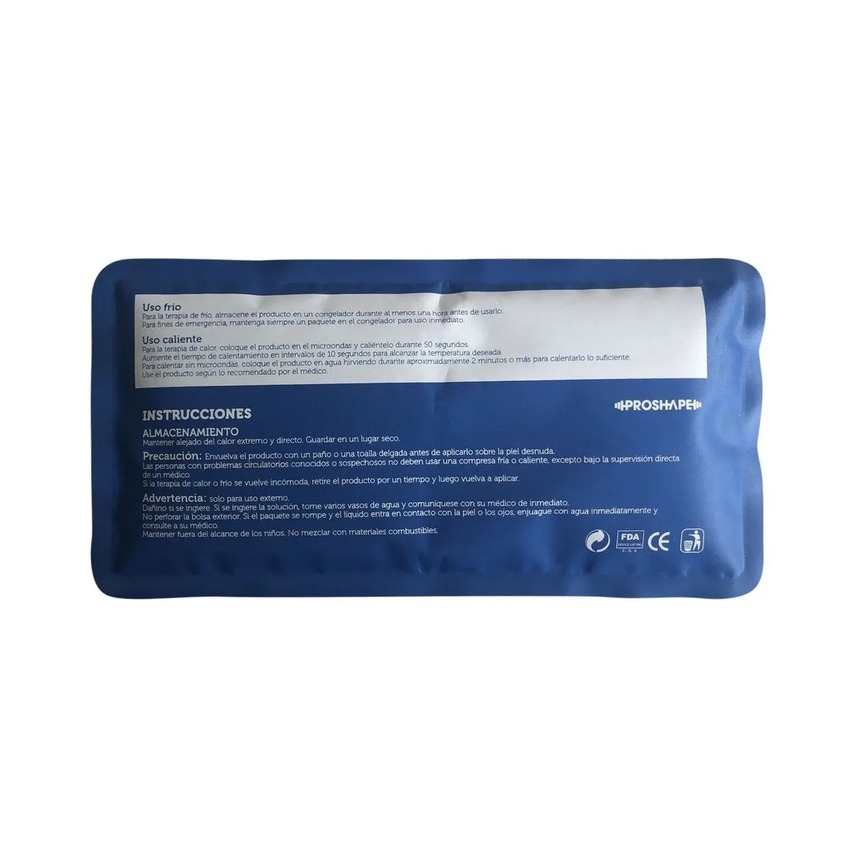 PROSHAPE - Paquete de Gel Frío Calor 12.7x25.4 cm
