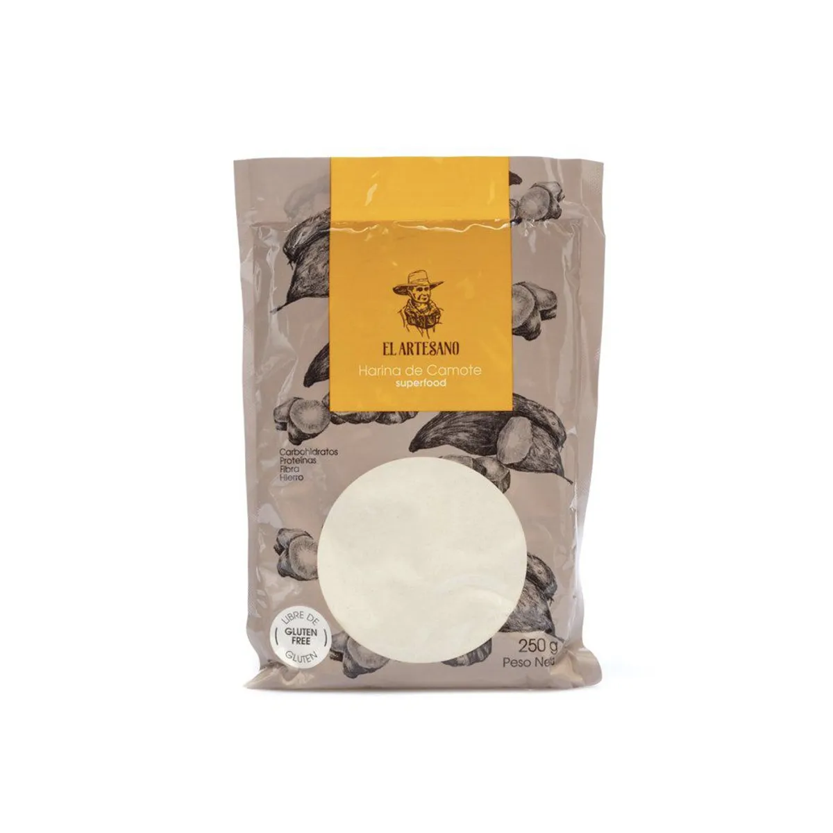 EL ARTESANO - Harina de Camote El Artesano Bolsa 250 g