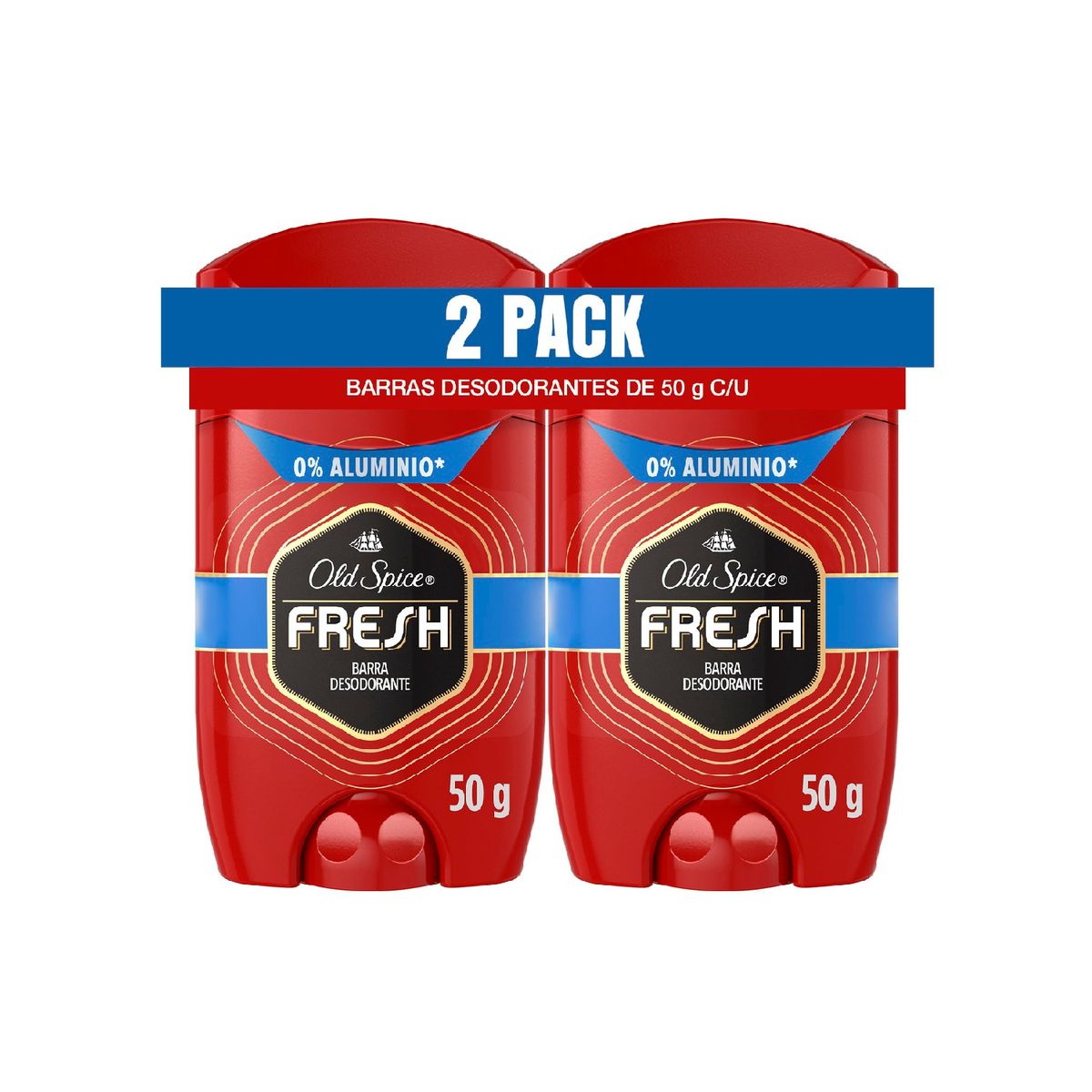 OLD SPICE - Desodorante en Barra Old Spice Fresh Empaque 2 Und