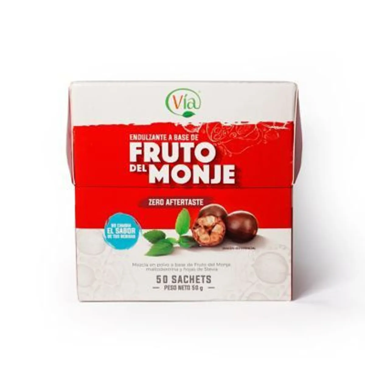 VIA - Endulzante Vía a Base de Fruto del Monje Caja 50 Und