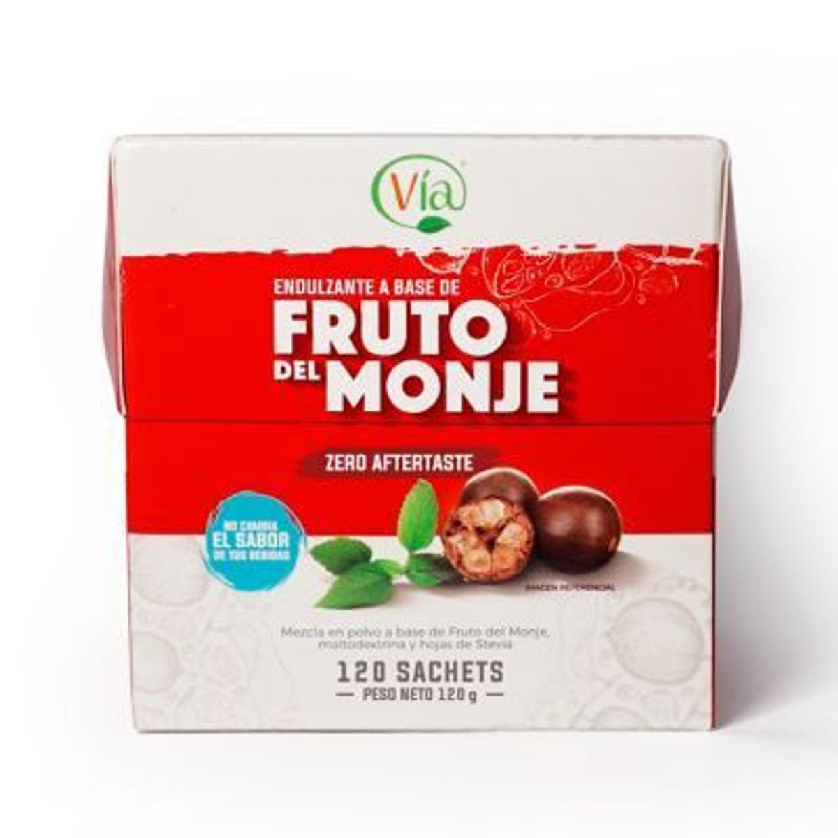 VIA - Endulzante Vía a Base de Fruto del Monje Caja 120 Und
