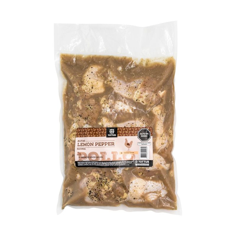 TOTTUS - Alitas Marinadas - Lemon Pepper