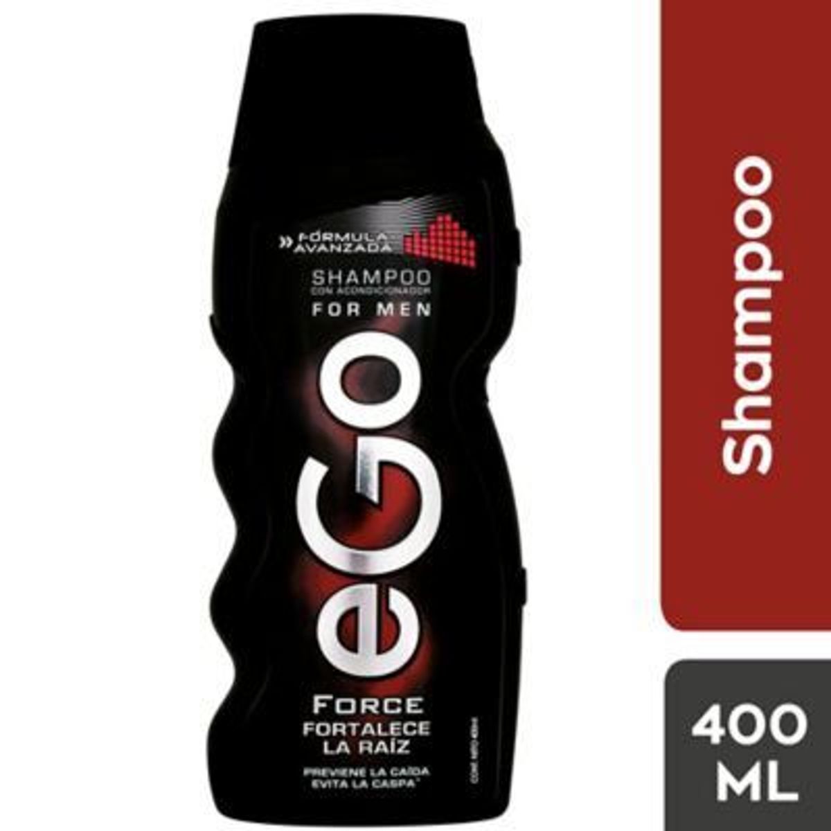EGO - Shampoo Ego Men Force Acción Humectante Botella 400 mL