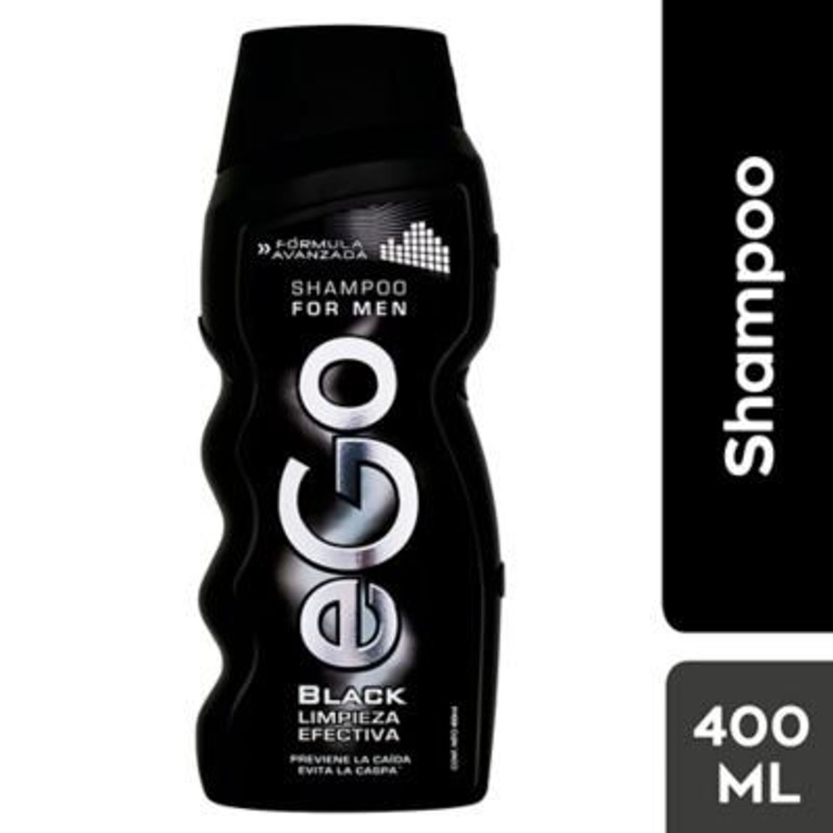 EGO - Shampoo Ego Men Black Limpieza Efectiva Botella 400 mL