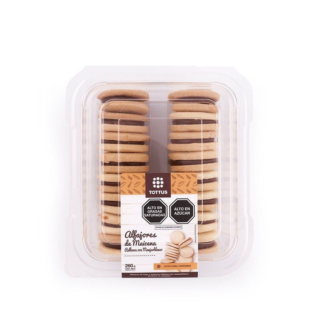 TOTTUS - Alfajores Relleno Con Manjar