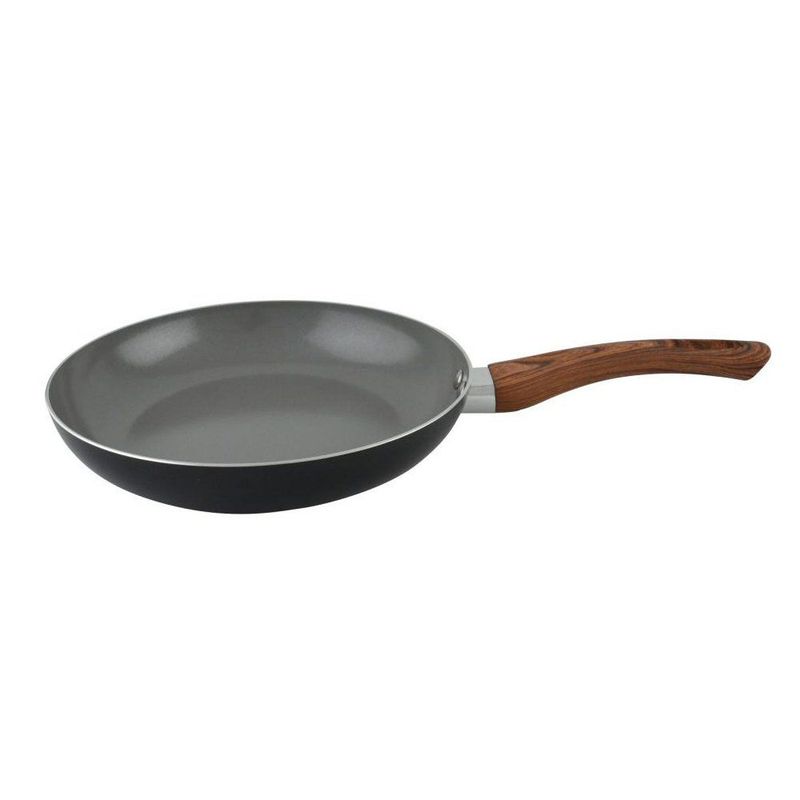 CASA JOVEN - Sartén De Cerámica De 24 cm Con Mango Simil Madera