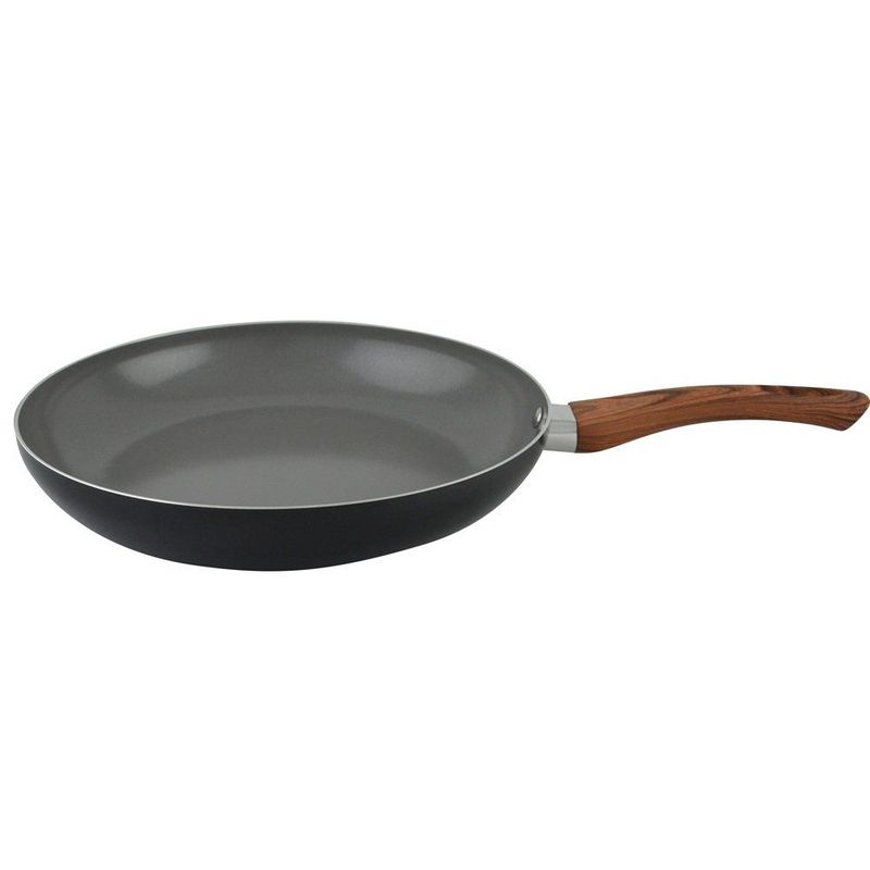 CASA JOVEN - Sartén De Cerámica De 28 cm Con Mango Simil Madera
