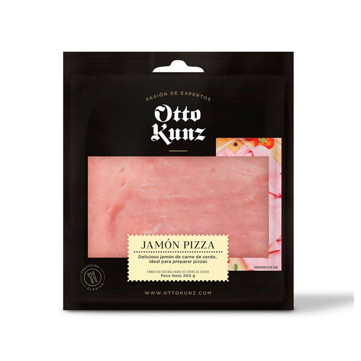 OTTO KUNZ - Jamón de Pizza Otto Kunz Empaque 200 g