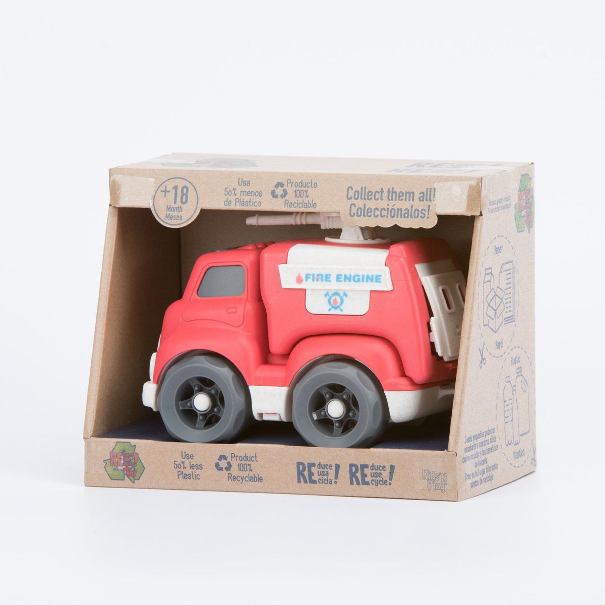 KIDS - Eco Camión Bombero Preescolar 18 cm