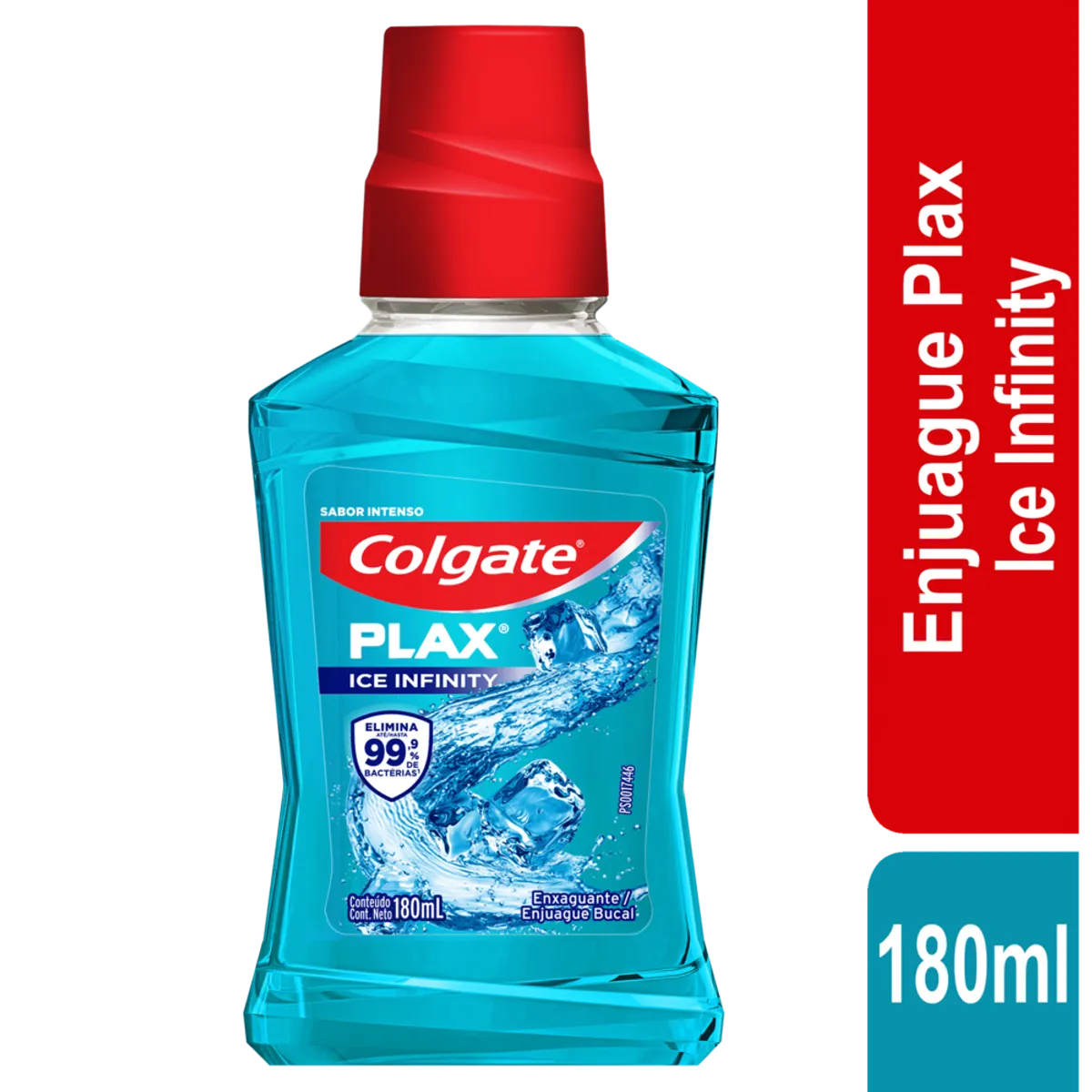 COLGATE - Enjuague Bucal Colgate Plax Ice Infinity Botella 180 mL