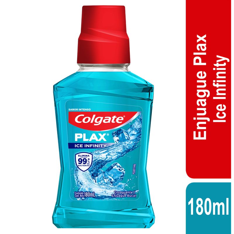 COLGATE - Enjuage Bucal Colgate Plax Ice Infinity Envase 180 mL