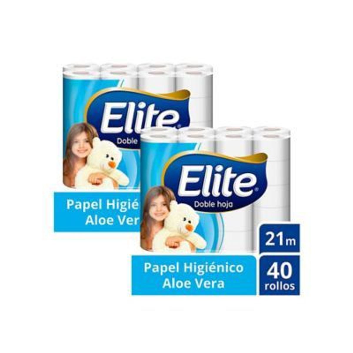 ELITE - Papel Higiénico Elite Doble Hoja Empaque 40 Und