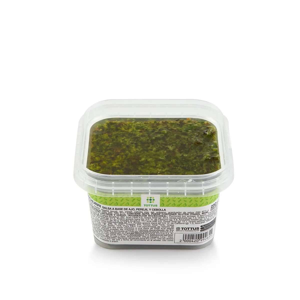 TOTTUS - Chimichurri Tottus Envase 250 g
