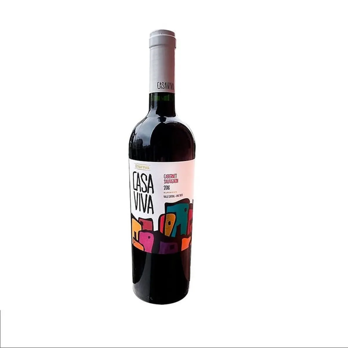 TOTTUS - Vino Casa Viva Tottus Cabernet Sauvignon Botella 750 mL