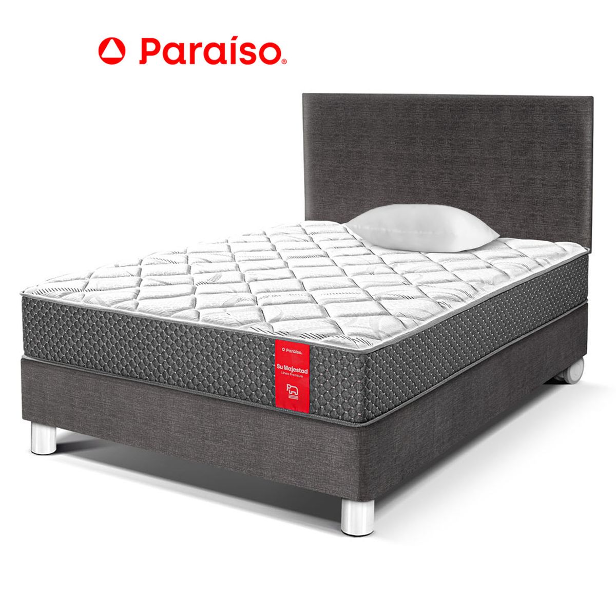 PARAISO - Dormitorio Su Majestad 1.5 Plz Acero