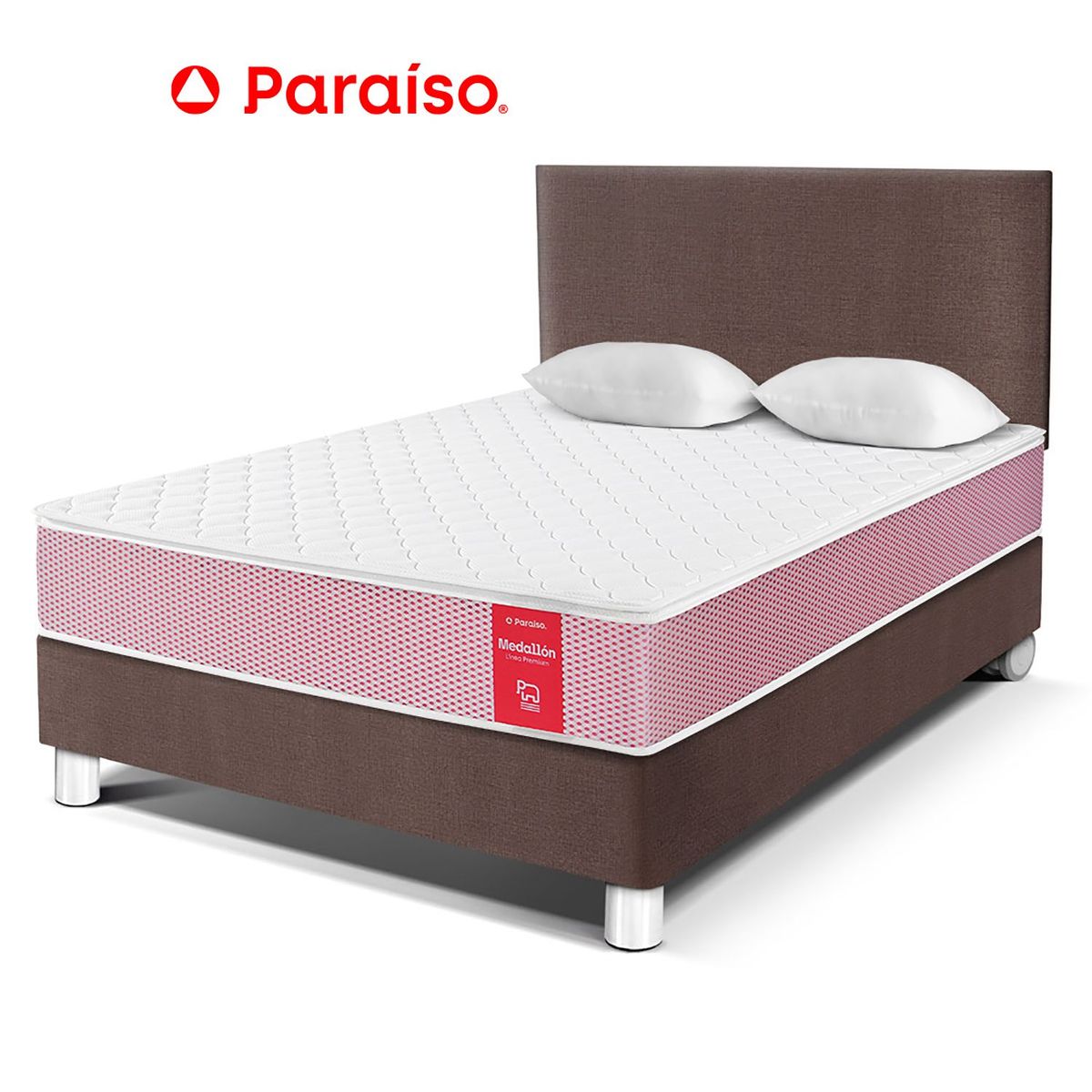 PARAISO - Dormitorio Medallon Ergo 2 Plz Choco