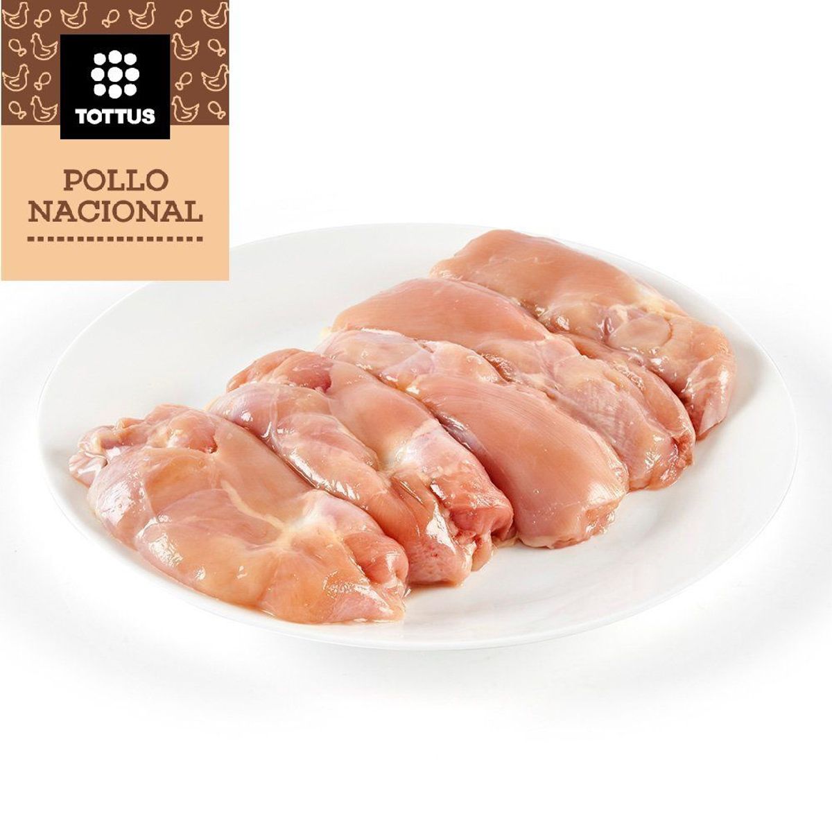 TOTTUS - Filete De Pierna Sin Piel De Pollo Tottus