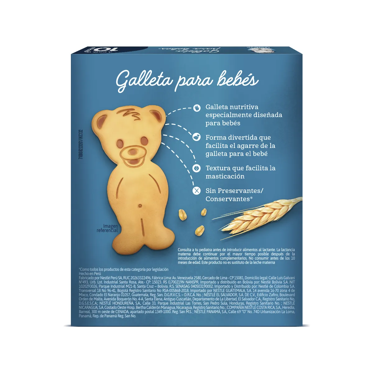 GERBER - Galletas para Bebé Gerber desde 10 Meses Caja 10 Und
