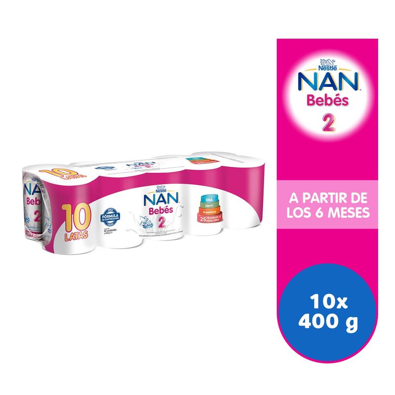 NAN - Pack Fórmula Liquida Nan Bebes 210 Unidad