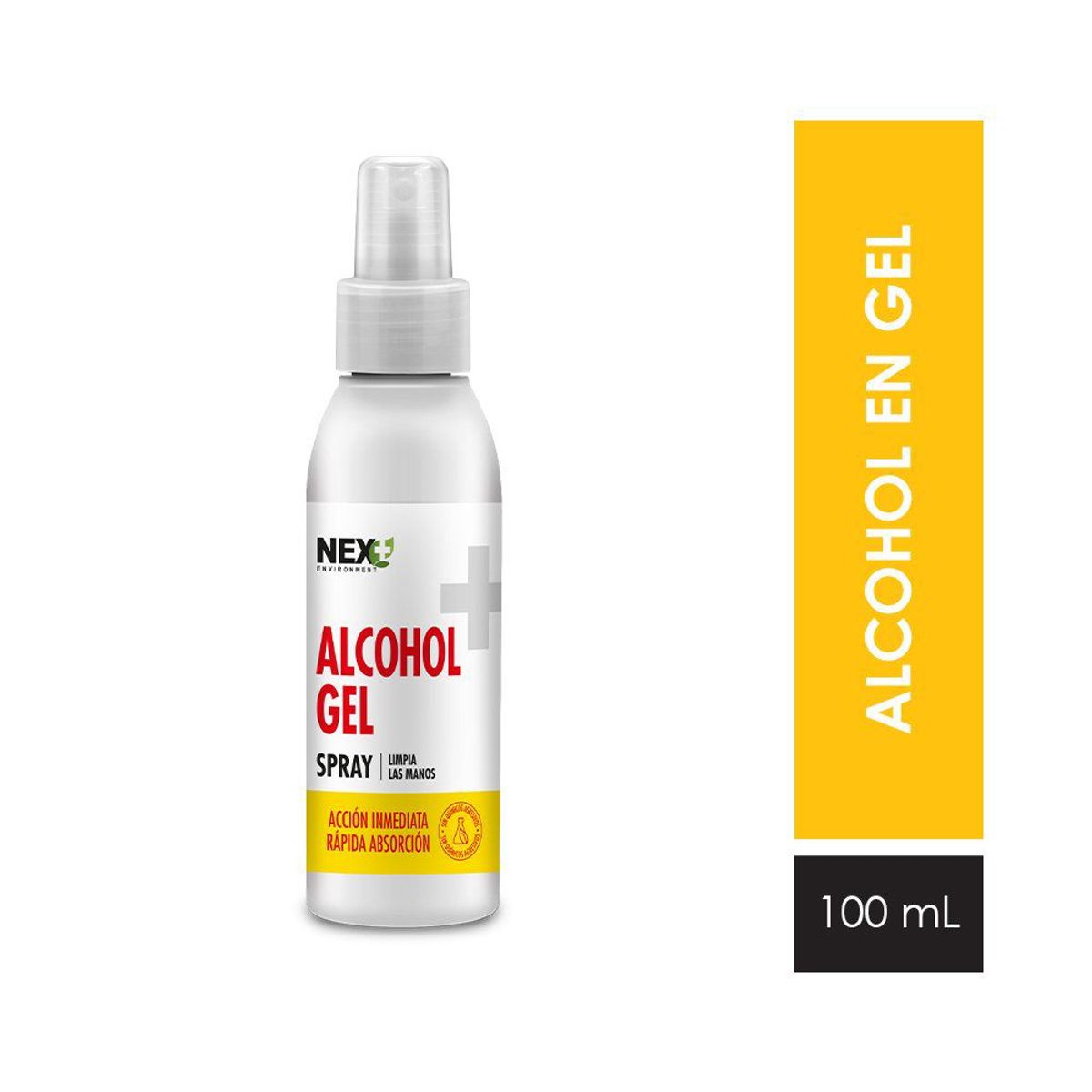 NEX - Alcohol en Gel Spray Nex Envase 100 mL