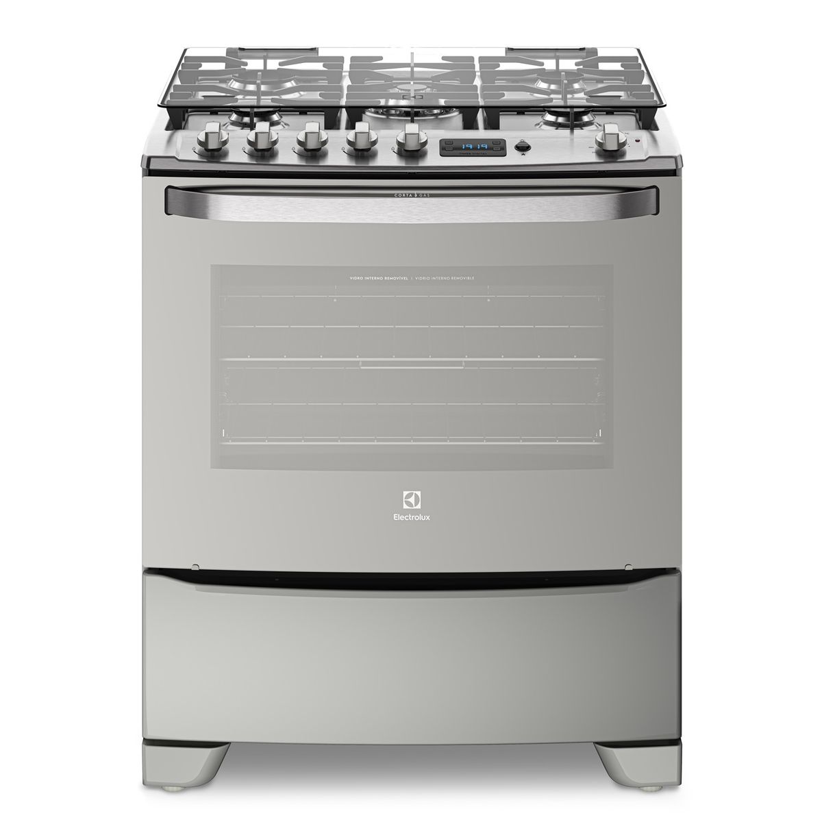 ELECTROLUX - Cocina a Gas 30 76Gsr Dig Inox 5H
