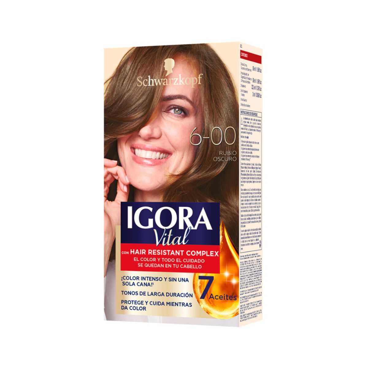 IGORA VITAL - Tinte Igora Vital Tono 6-00 Rubio Oscuro