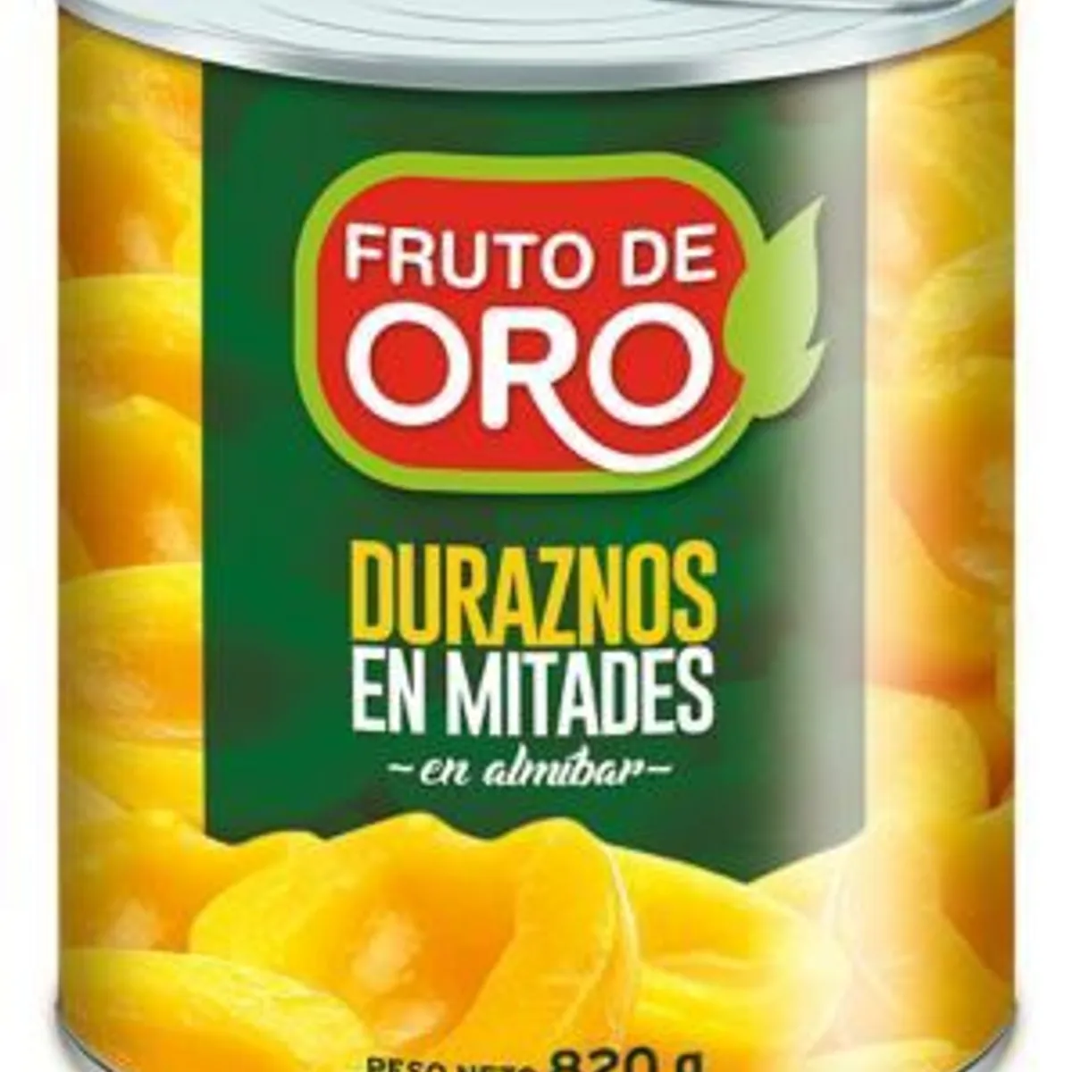 FRUTO DE ORO - Durazno Fruto de Oro en Mitades Lata 820 g
