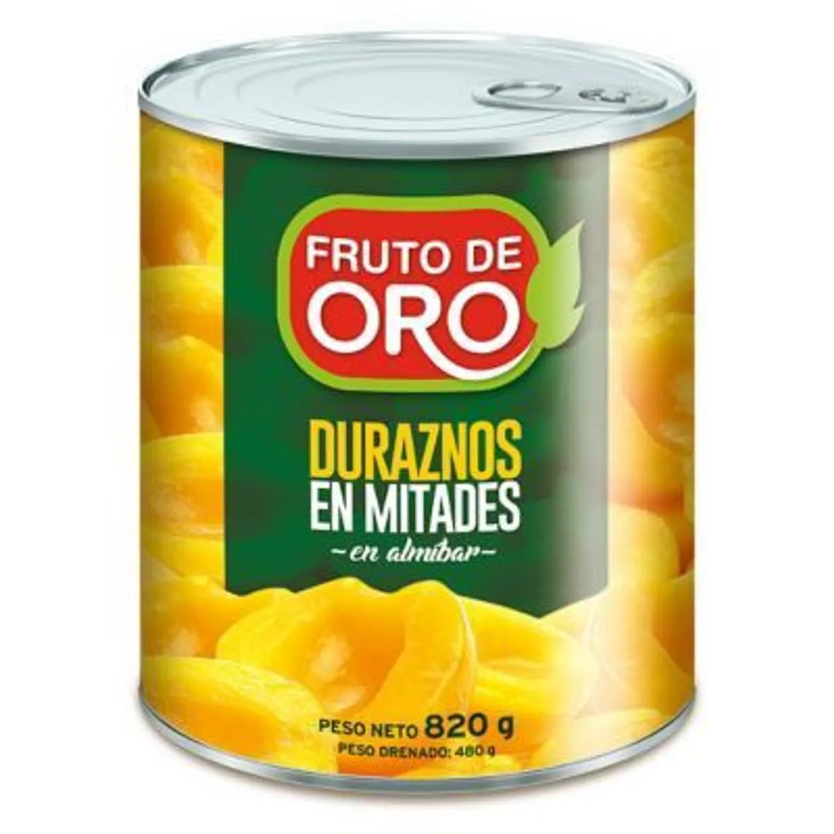 FRUTO DE ORO - Durazno Fruto de Oro en Mitades Lata 820 g