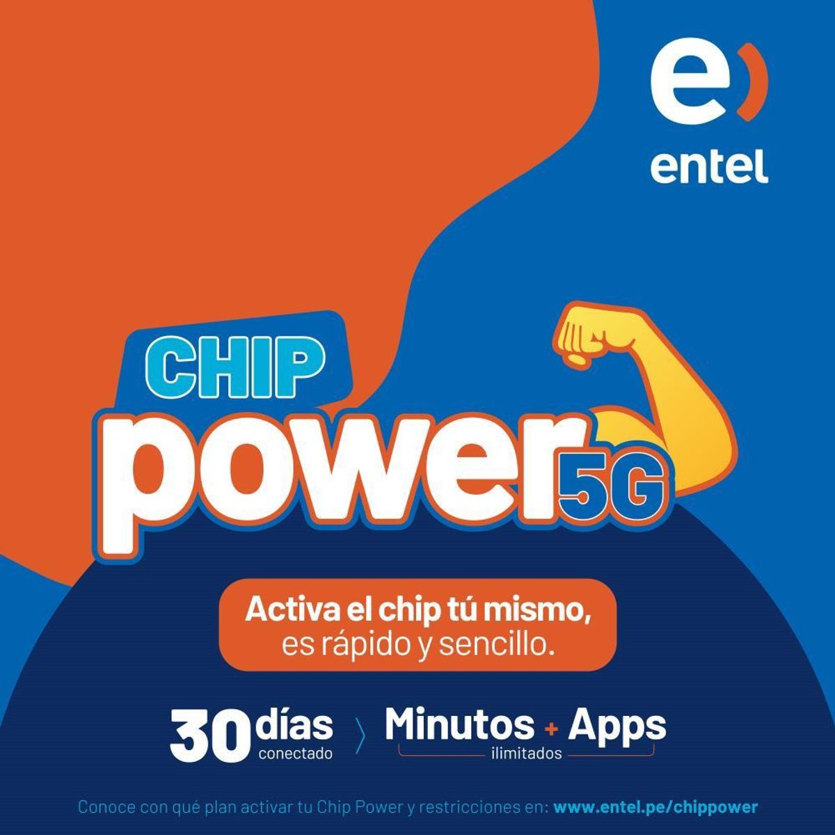 ENTEL - CHIP AUTOACTIVADO PREPAGO