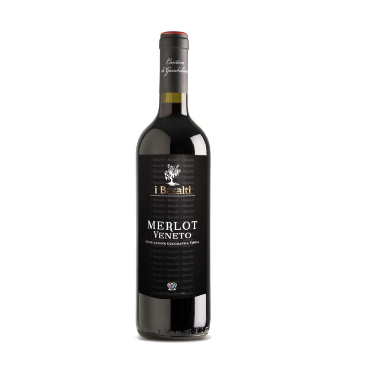 GAMBELLARA - Vino Tinto Gambellara I Basalti Merlot Veneto Botella 750 mL