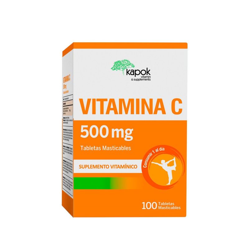 PORTUGAL - Pastillas Masticables Vitamina C 500 Mg