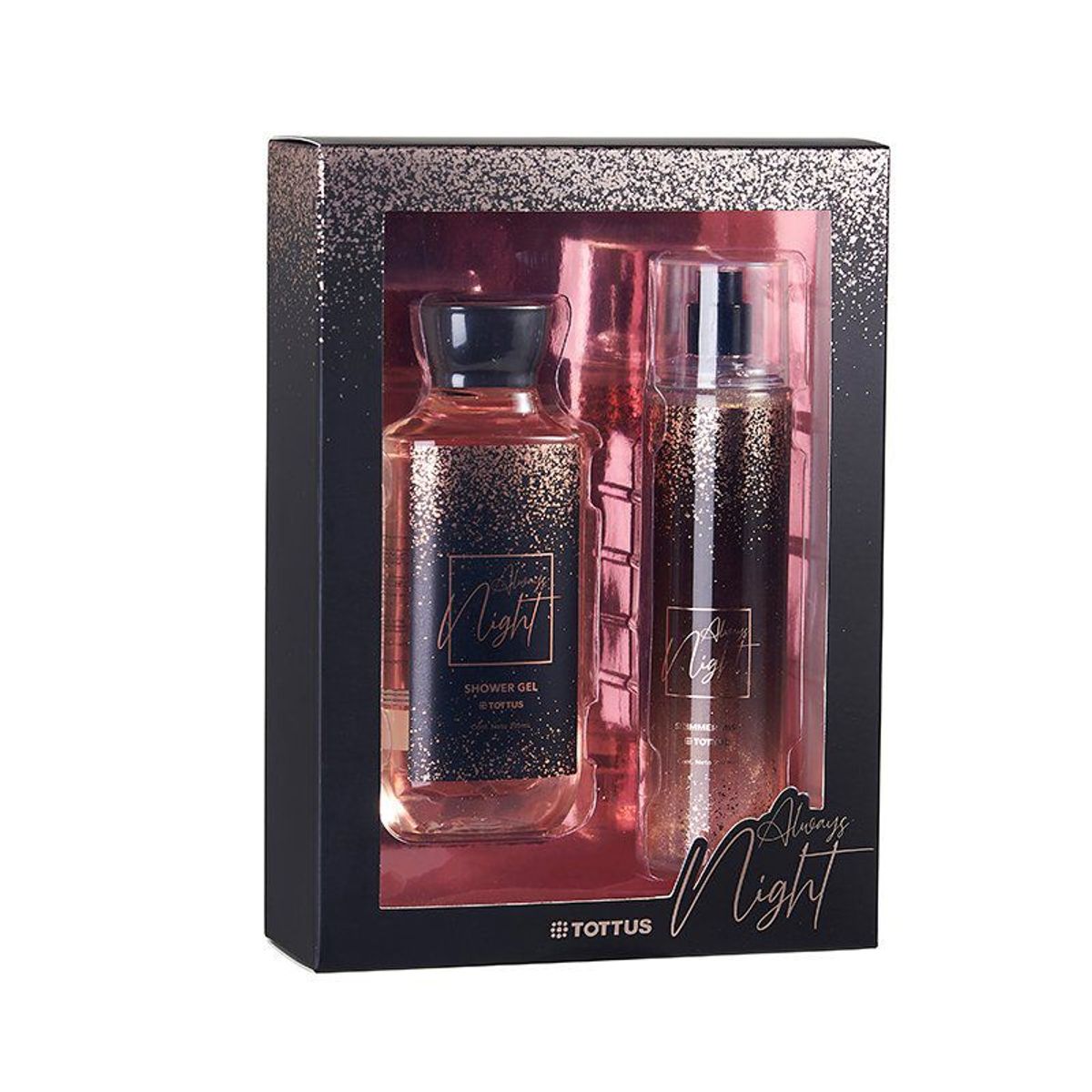 TOTTUS - Set Navideño Tottus Black Shampoo + Shower Gel