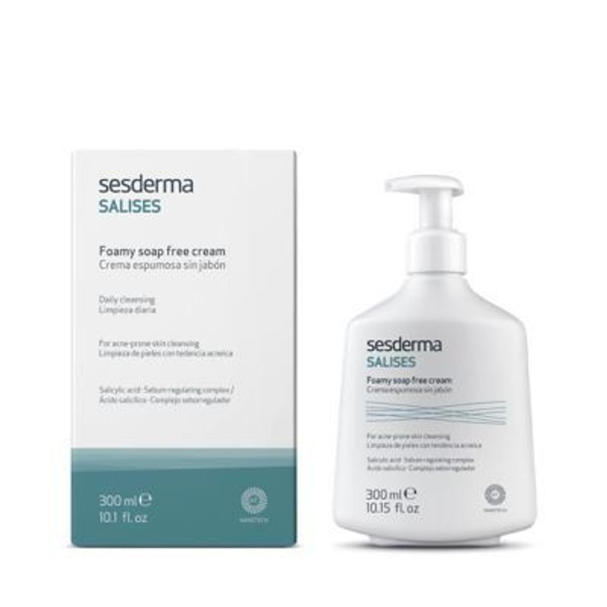 SESDERMA - Crema Espumosa Sesderma Salises Sin Jabón Envase 300 mL